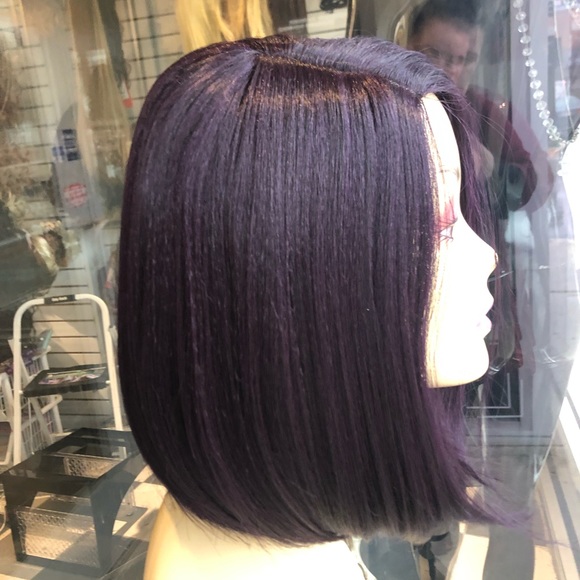 Purple plum bob wig brand new 2019 hairstyle wig - Picture 4 of 8